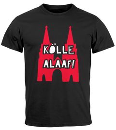 Herren T-Shirt Karneval Köln Kölle Alaaf Kostüm-Ersatz Verkleidung Last Minute Faschingskostüme Männer Funshirt Moonworks®