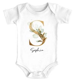 Baby Body personalisiert mit Namen Geschenkidee zum Geburtstag Geschenk zur Geburt Mädchen Jungen Bio-Baumwolle SpecialMe®