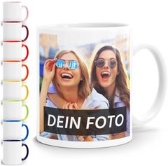 Fototasse, Tasse mit Foto und Text selbst gestalten, personalisierte Geschenke, Fotogeschenke Panorama Moonworks®