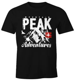Wander Herren T-Shirt Mountain Adventures Moonworks®