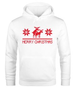 Ugly Christmas Sweater Hoodie Herren  Kapuzen-Pullover Moonworks®