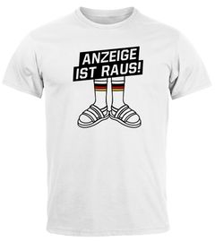 Herren T-Shirt Alman Anzeige ist raus Meme Witz Deutschland Parodie Satire Fun-Shirt Spruch lustig Moonworks®