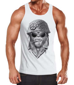 Herren Tanktop Gorilla Helmet Moonworks®