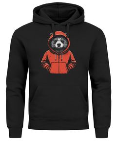 Hoodie Herren Bär Bear Comic Gartoon Illustration Grafik Männer Fashion Streetstyle Neverless®