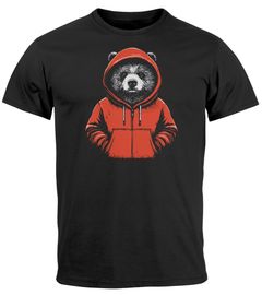 Herren T-Shirt Bär Bear Comic Gartoon Illustration Grafik Printshirt Männer Fashion Streetstyle Neverless®