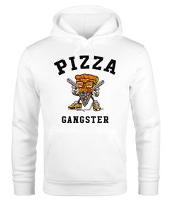 Pizza Gangster Kapuzen-Pullover Hoodie Herren Moonworks®