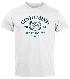 Herren T-Shirt Sport Volleyball Grafik Good Mind Sport Society Fashion Retro Streetstyle Neverless®