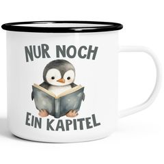 Kindertasse Keramik Spruch Nur noch ein Kapitel Geschenk Leseratten Buchliebhaber Jungen Mädchen SpecialMe®
