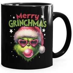Tasse Weihnachten Merry Grinchmas XMAS Geschenkidee für weibliche Grinch-Fans MoonWorks®