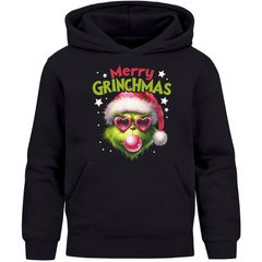 Kinder Hoodie Weihnachtspullover Jungen Mädchen Merry Grinchmas Weihnachtsoutfit Kinder Moonworks®