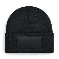 Kinder Beanie Jungen mit Patch Aufdruck Print Wintermütze Strickmütze SpecialMe®