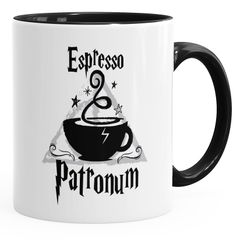 Kaffee-Tasse Espresso Patronum Teetasse Keramiktasse MoonWorks®