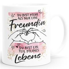 Tasse beste Freundin Spruch Du bist nicht nur eine Freundin Geschenk BFF SpecialMe®