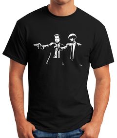 Herren T-Shirt - Pulp Fiction - Comfort Fit MoonWorks®