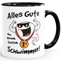 Kaffee-Tasse Alles Gute von deinem besten Schwimmer Spermium Geschenk Papa Vatertag Geburtstag lustige Kaffeebecher MoonWorks®