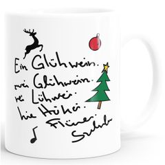 Kaffee-Tasse Ein Glühwein swei Glühwein-Tasse Weihnachten MoonWorks®