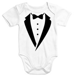 Baby Body Anzug Smoking Tuxedo Anzug Aufdruck gedruckt Moonworks®
