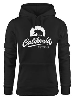 Hoodie Damen California Republic Bear Kalifornien Bär Sommer Kapuzen-Pullover Neverless®