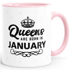 Queens are born in {style_variation_string} Geburtstags Spruch Kaffee-Tasse MoonWorks®