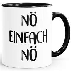 lustige Kaffee-Tasse Nö Einfach Nö Spruch Sprüche Arbeit Büro Kollegen MoonWorks®