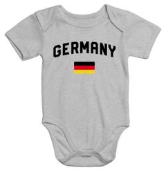 Baby Body Deutschland Flagge WM Fußball Weltmeisterschaft 2018 World Cup Bio-Baumwolle Moonworks®