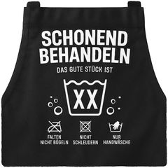Kochschürze für Herren personalisiert mit Alter Spruch lustig schonend behandeln Geschenk für Männer MoonWorks®
