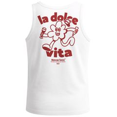 Herren Tank-Top Backprint Statement La Dolce Vita Comicstyle Printshirt Fashion Sommer  Muskelshirt Neverless®