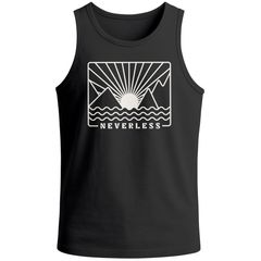 Herren Tank-Top Print Sonnenuntergang Outdoor Design Grafikshirt Sommer Fashion Muskelshirt Neverless®