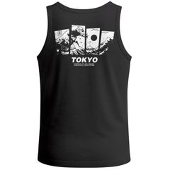 Herren Tanktop Tokyo Print -  Ärmelloses Shirt mit Japan Grafik – Sommer Streetwear im Urban Style – Neverless®