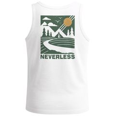 Herren Tank-Top Backprint Outdoor Design Naturmotiv Grafikshirt Printshirt Muskelshirt Neverless®