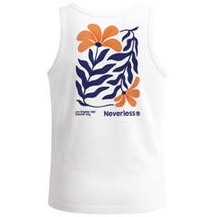 Herren Tank-Top Backprint – Botanical Design – Muscleshirt mit Grafik Floral Fashion Streetstyle Muskelshirt Neverless®