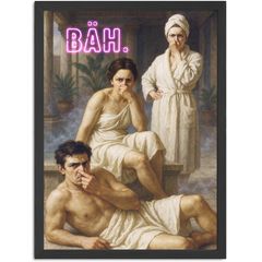 Poster Bilder Badezimmer Wand-Deko Bad WC lustige Kunstdrucke Digitaldruck | DIN A5, A4, A3 MoonWorks®
