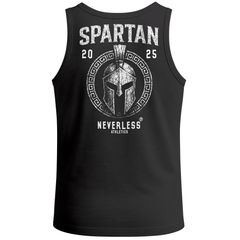 Herren Tank-Top Backprint Helm-Print Spartan Sportshirt mit Rückenprint Muskelshirt Sommer Fashion Männer Neverless®