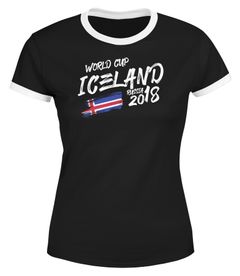 Damen T-Shirt WM-Shirt Island Iceland Ísland Fan-Shirt WM 2018 Fußball Weltmeisterschaft Moonworks®