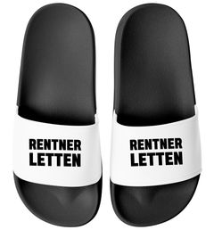 Badelatschen Rentnerletten für Männer zum Ruhestand Rente Geburtstag – Witzige Hausschuhe Fun Geschenk für Rentner & Senioren Moonworks®