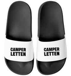 Badeschlappen Camperletten Camping Gadget Urlaub Badelatschen Unisex mit Aufdruck Herren Damen Badeschuhe Moonworks®