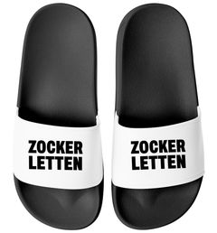 Badelatschen Zocker-Letten | für Gamer Nerds Gaming-Fans | Witzige Schlappen für Männer & Frauen | Geschenkidee für Zocker Streamer Moonworks®