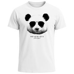 Herren T-Shirt Panda mit Sonnenbrille lustige Tiermotive Sommer Sonne Fashion Streetstyle Neverless®