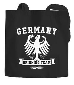 Jutebeutel WM Deutschland Germany Drinking Team Einkaufs-Stoffbeutel Moonworks®