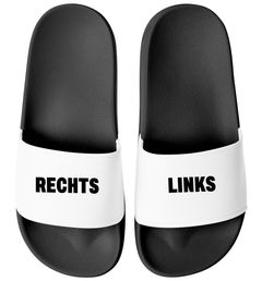 Lustige Badeschlappen mit Beschriftung | Witzige Schlappen für Männer & Frauen | Fun-Geschenk für Vergessliche Morgenmuffel Festival-Fans Moonworks®