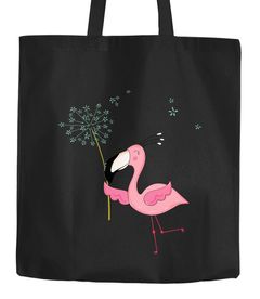 Jutebeutel Flamingo Pusteblume Dandelion Baumwolltasche Stoffbeutel Tragetasche Moonworks®
