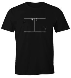 Herren T-Shirt Pong Atari Fun-Shirt Moonworks®