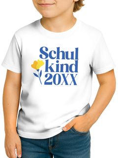 Kinder Jungen T-Shirt Einschulung 2025 Schulkind personalisierbar mit Jahreszahl Geschenkidee Schulanfang SpecialMe®
