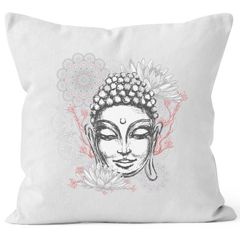 Kissenbezug Buddha Buddha-Kopf Mandala Zen Yoga Meditation Deko Autiga®