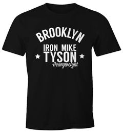 Herren T-Shirt Brooklyn New York Iron Mike Tyson Boxing Gym Fun-Shirt Moonworks®