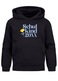 Kinder Hoodie Mädchen Schulkind 2025 mit Blume Einschulung personalisierte Geschenke zur Einschulung mit Namen SpecialMe®