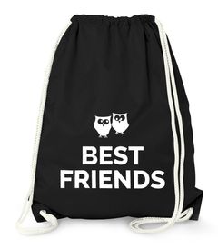 Turnbeutel - Beste Freunde Best Friends Geschenk - Gym Bag Moonworks®