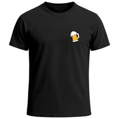 Herren T-Shirt für das Oktoberfest Bier Brezel Bayern Herz Brustdruck Fun-Shirt Trachtenshirt Bierfest Outfit Moonworks®