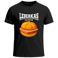 Herren T-Shirt für das Oktoberfest Leberkas Ultras Leberkässemmel Fun-Shirt Trachtenshirt Bierfest Outfit Statement Spruch Saufen lustig Moonworks®