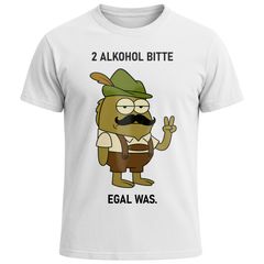 Herren T-Shirt für das Oktoberfest 2 Alkohol bitte Fun-Shirt Trachtenshirt Bierfest Outfit Statement Spruch Saufen lustig Moonworks®